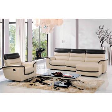 Echtes Leder Modernes verstellbares Sofa (443)